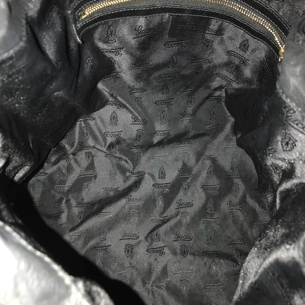 🎭SOLD🎭 Black Leather GUCCI Hysteria & Dust Bag - Picture 4 of 7